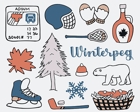 doodles about winterpeg